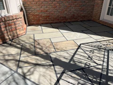 Retaining wall and steps project 15