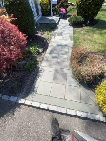 Paver driveway and walkway project 4