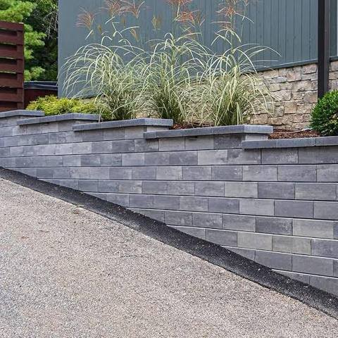 Retaining wall and steps project 2