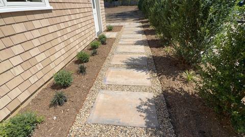 Paver driveway and walkway project 7