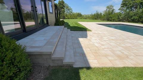 Pool patio and deck project 16