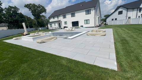 Pool patio and deck project 2