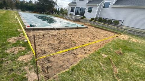 Pool patio and deck project 7