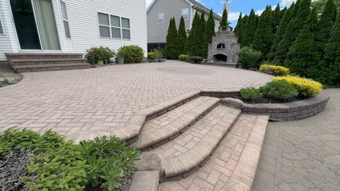 Pressure washing result 6